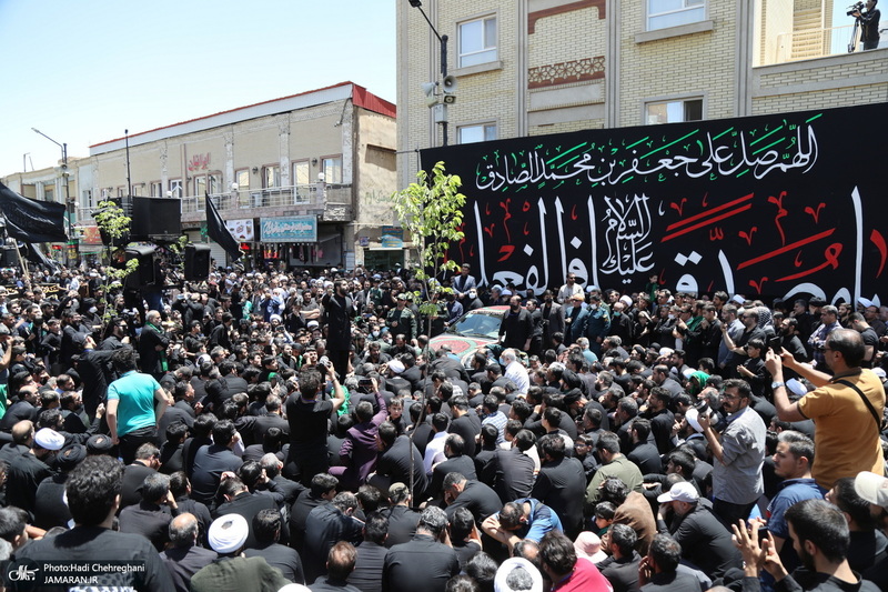 مراسم شهادت امام جعفر صادق(ع) با حضور آیت الله العظمی وحید خراسانی