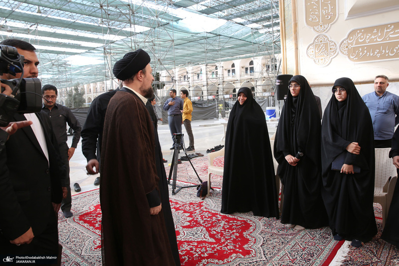 مراسم سالگرد در گذشت سید محمود دعایی در حرم مطهر امام خمینی (س)