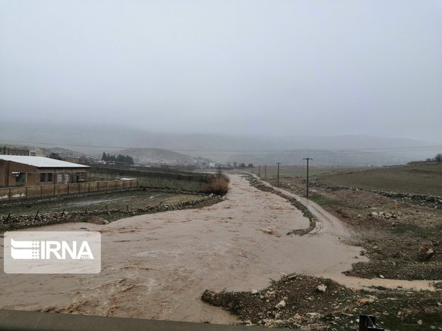 سقوط در کانال آب و تخریب زیرساخت ها نتیجه سیلاب در ایلام