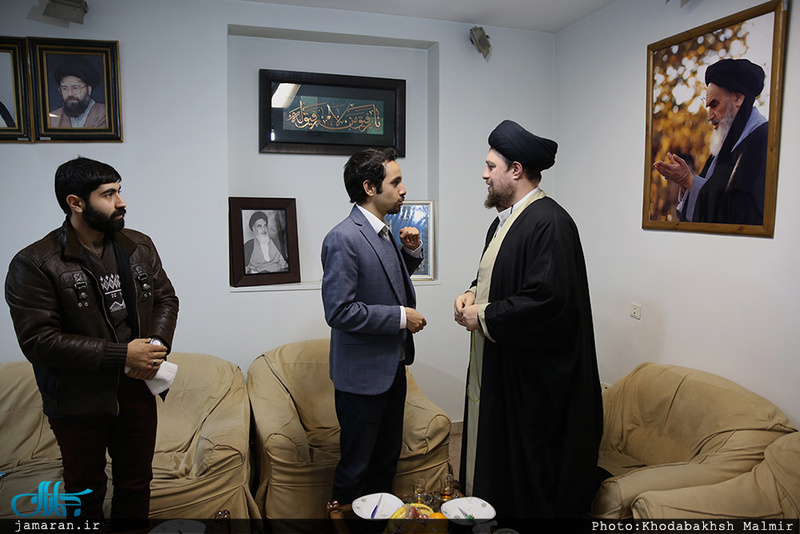 دیدار اعضای شورای مرکزی انجمن اسلامی دانشجویان دانشگاه تهران و علوم پزشکی تهران با سید حسن خمینی‎