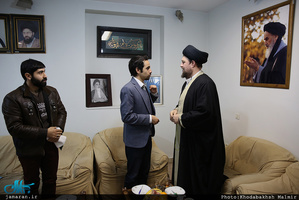 دیدار اعضای شورای مرکزی انجمن اسلامی دانشجویان دانشگاه تهران و علوم پزشکی تهران با سید حسن خمینی‎