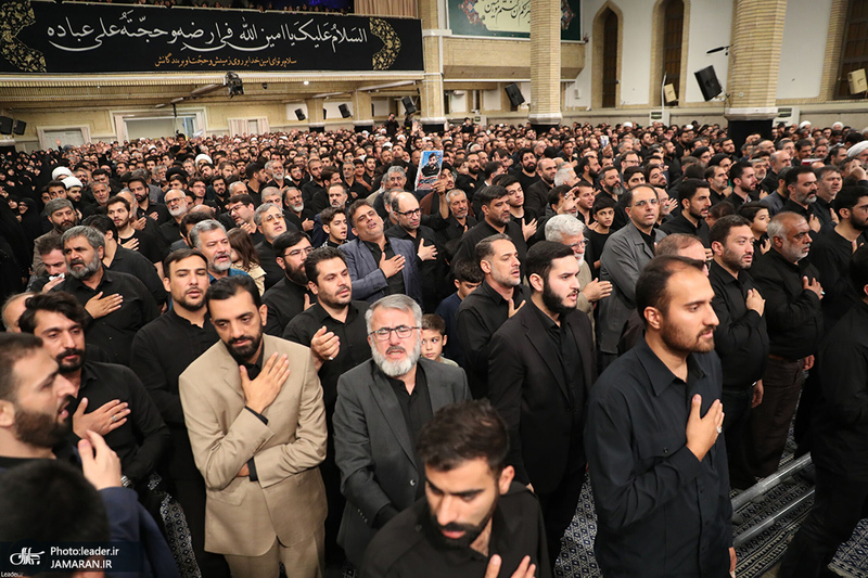 مراسم عزاداری شهادت امام رضا (ع) در حسینیه امام خمینی