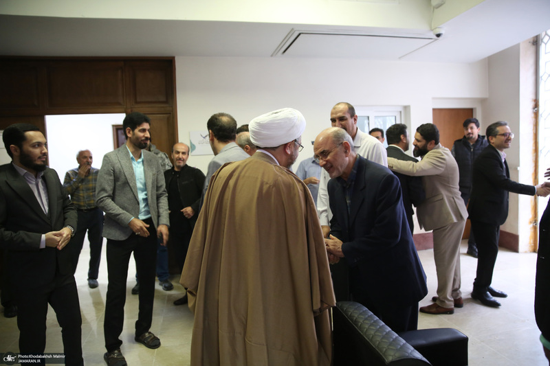دیدار نوروزی رئیس موسسه تنظیم و نشر آثار امام خمینی (س) با کارکنان این موسسه