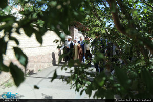 اقامه نماز عید سعید قربان در روستای احمدآباد دماوند توسط آیت الله العظمی جوادی آملی