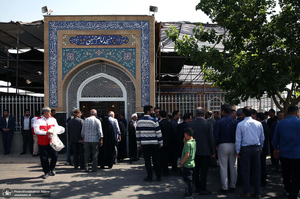 حضور سید حسن خمینی در روستای خیارج استان قزوین -2