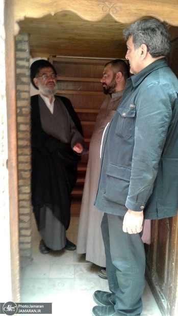 بازدید پیروز حناچی از منزل مسکونی امام خمینی(س) در نجف اشرف