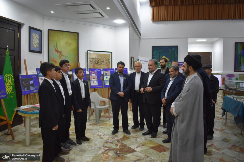 مراسم اختتامیه نمایشگاه قرآن کریم استان قم در مجتمع فرهنگی یادگار امام‎