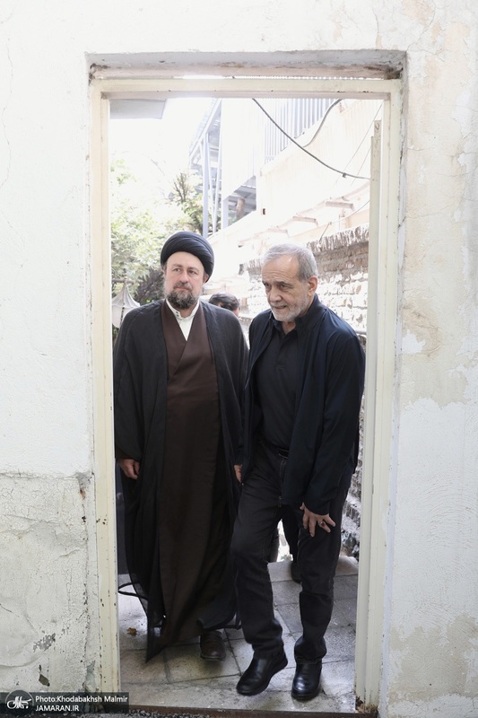 دیدار رئیس جمهوری با آیت الله سید حسن خمینی