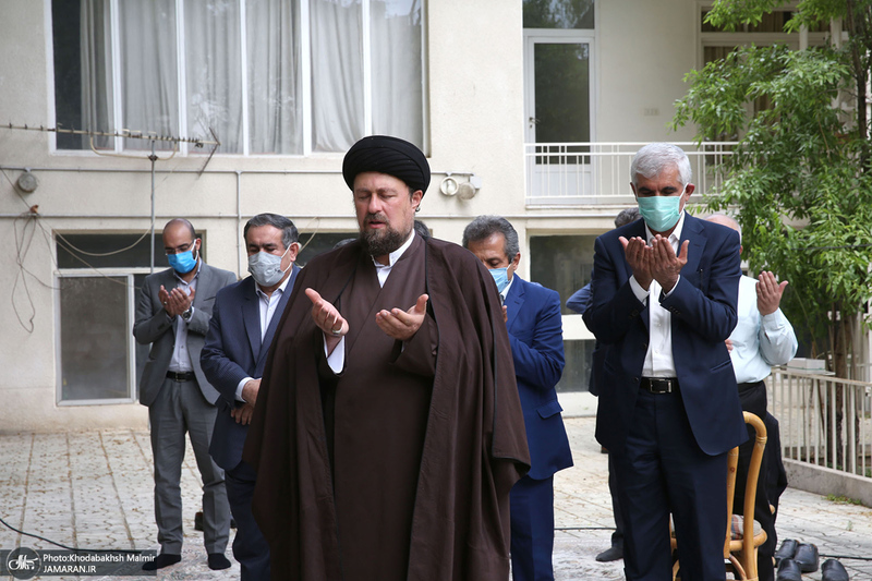 دیدار دبیر کل و اعضای شورای مرکزی حزب اعتماد ملی با سید حسن خمینی