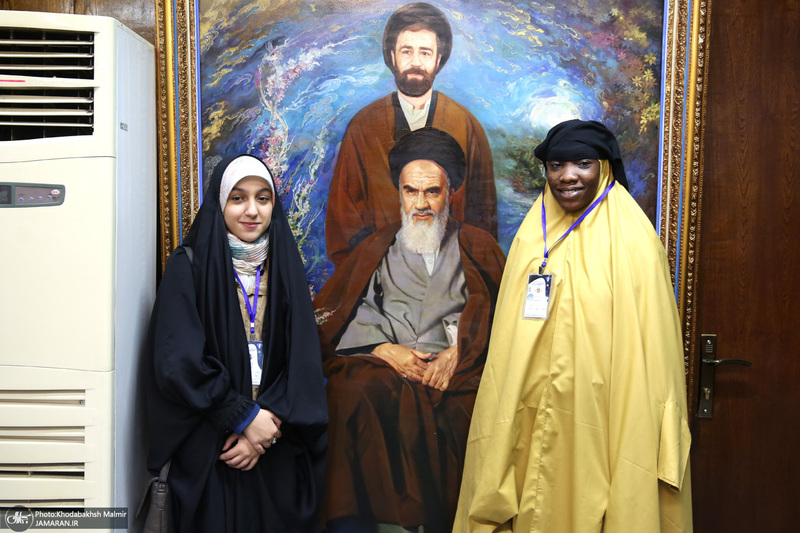 بازدید جمعی از دانش آموزان شرکت کننده هشتمین دوره مسابقات بین المللی دانش آموزی قرآن کریم از جماران