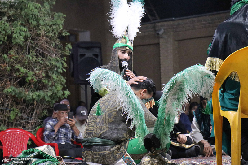 آخرین شب مجلس تعزیه خوانی در بیت تاریخی حضرت امام خمینی (س) در خمین