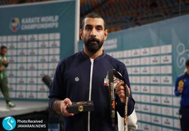 کاراته قهرمانی جهان| نقره اباذری حسن ختام کار ایران با سه مدال