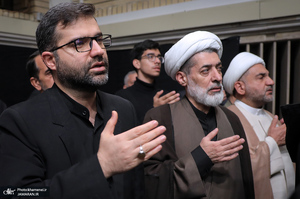 مراسم عزاداری شب شهادت حضرت زهرا (س) در حسینیه امام خمینی(ره)