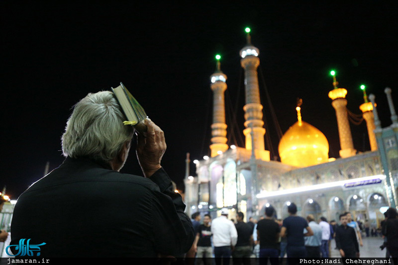 مراسم احیاء شب نوزدهم ماه مبارک رمضان در حرم مطهر حضرت معصومه(س)