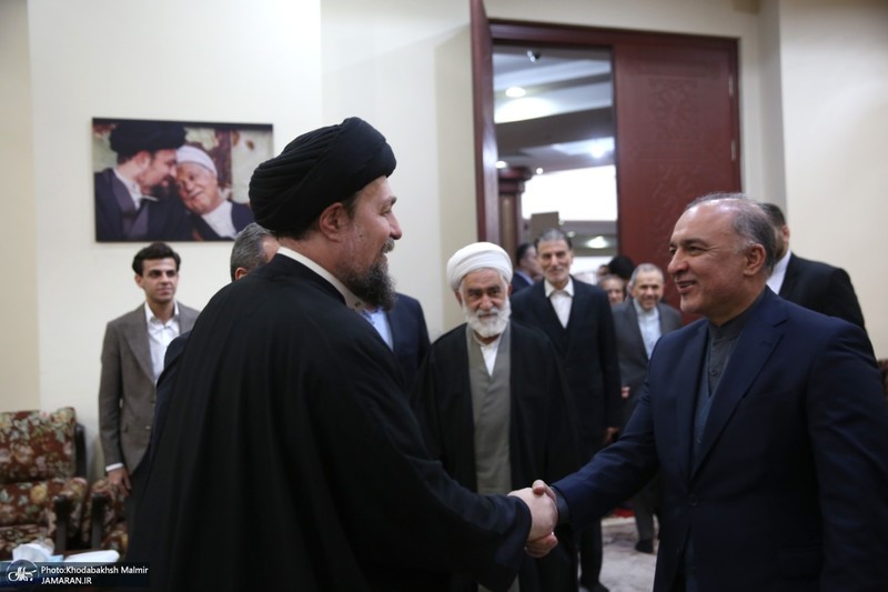 مراسم تجدیدمیثاق وزیر و معاونان وزارت امور خارجه با آرمان‌های امام خمینی