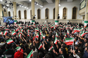 دیدار دانش‌آموزان و دانشجویان با رهبر معظم انقلاب