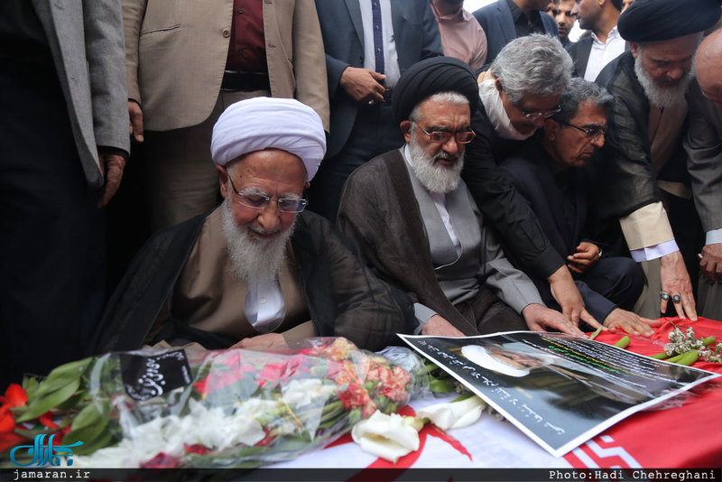 مراسم تشییع حجت الاسلام و المسلمین دکتر احمد احمدی در قم 
