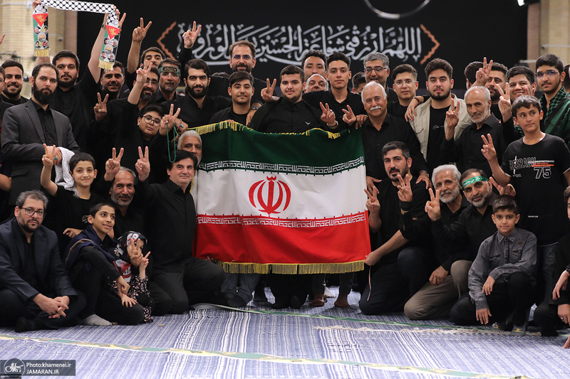 آخرین شب مراسم عزاداری محرم در حسینیه امام خمینی