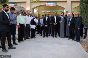 آیین افتتاحیه سومین دوره المپیاد ورزشی جام پرچم در خمین