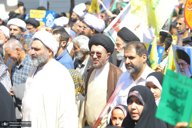 راهپیمایی باشکوه روز قدس در قم -1