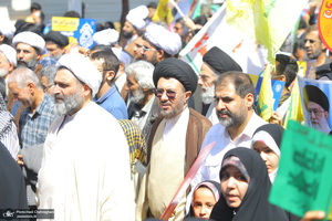 راهپیمایی باشکوه روز قدس در قم -1