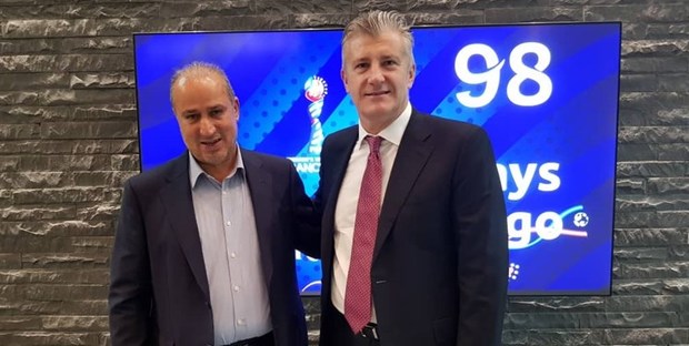 دیدار تاج و رییس فدراسیون کرواسی+ عکس
