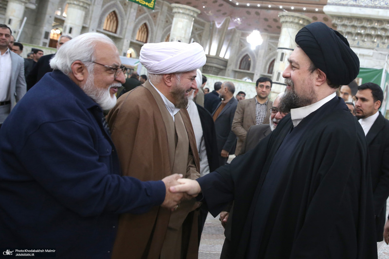 دیدار رئیس و اعضای کمیته امداد با سید حسن خمینی