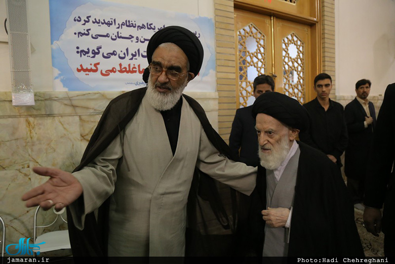 مراسم بزرگداشت حجت‌الاسلام و المسلمین سید مهدی طباطبایی(ره) در حرم مطهر حضرت معصومه(س)