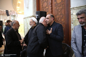 مراسم چهلمین روز در گذشت نوه قدرت الله علیخانی در حرم مطهره امام خمینی (س)