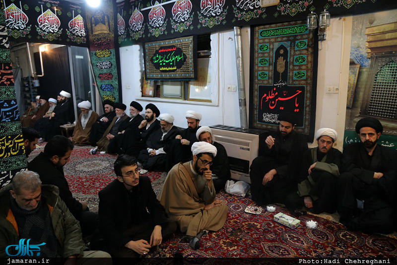مجلس عزادارى شهادت حضرت صديقه طاهره(س) در بیت آيت الله دوستى زنجانى