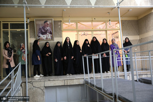 مراسم عزاداری دانشجویان دانشگاه علوم پزشکی تهران به مناسبت شهادت حضرت رقیه در حسینیه جماران