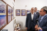 بازدید پزشکیان از مسجد کبود ایروان و اقامه نماز با نمازگزاران (10)