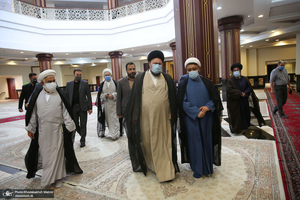 دیدار سرپرست و کارکنان موسسه تنظیم و نشر آثار امام خمینی(س) با سید حسن خمینی