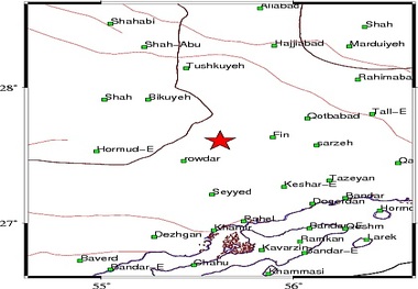 زمین لرزه ای به قدرت سه و یک دهم رویدر بندرخمیر را لرزاند
