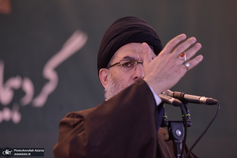 گردهمایی مسئولین بسیج دانشجویی و طلاب بسیجی در حرم امام با سخنرانی رئیس‌جمهور پزشکیان (22)