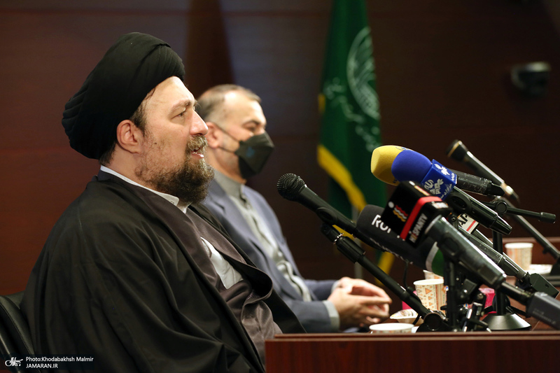 دیدار امیرعبداللهیان و معاونین وزارت امور خارجه با سید حسن خمینی