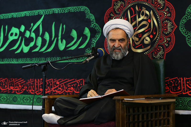 مراسم عزاداری شب شهادت حضرت فاطمه (س) در دارالزهرا (س)