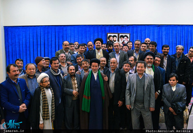 دیدار مسئولین شورای هماهنگی هیئات مذهبی مهاجرین افغانستانی با سید حسن خمینی