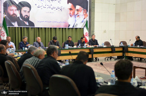 جلسه هماهنگی هیات های مذهبی در حرم مطهر امام خمینی‎(س)