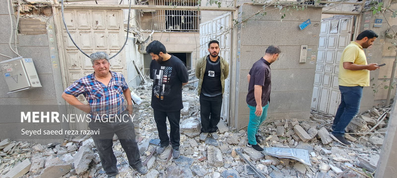 حمله رژیم صهیونیستی به مناطق مسکونی تهران + تصاویر