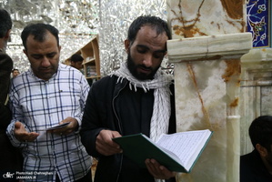 مراسم عزاداری شب شهادت امام موسی کاظم(ع) در حرم کریمه اهل بیت(س)