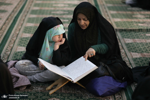 مراسم جزخوانی قرآن کریم در حرم مطهر حضرت عبدالعظیم حسنی(ع)