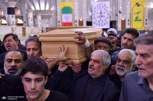 مراسم تشییع و تدفین همسر آیت الله موسوی بجنوردی (ره) -1