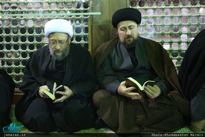 تجدید میثاق رئیس قوه قضائیه و مسئولان عالی قضایی با آرمان‌های امام خمینی(س) 