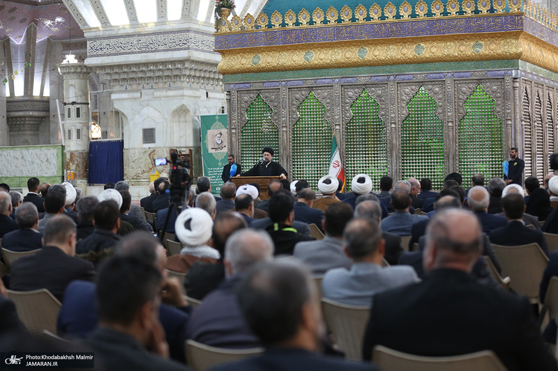 مراسم تجدید میثاق رئیس و نمایندگان مجلس شورای اسلامی با آرمان های امام خمینی (س)