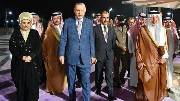 اردوغان وارد عربستان شد