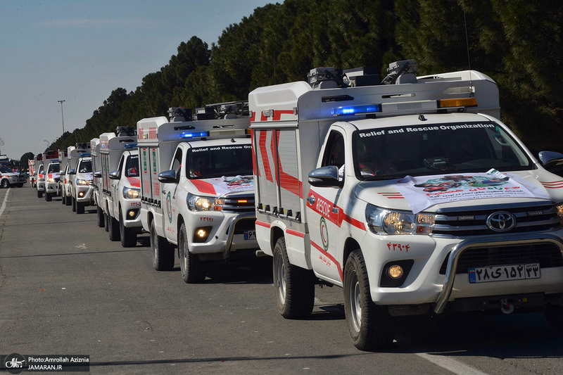 آئین آغاز طرح ملی خدمات نوروزی جمعیت هلال احمر در جوار حرم مطهر امام خمینی (س)