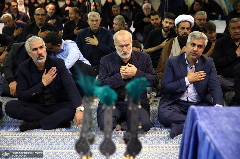 مراسم عزاداری هیئت جامعه اسلامی ورزشکاران در حسینیه جماران