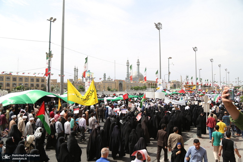 راهپیمایی باشکوه روز قدس در قم - 1