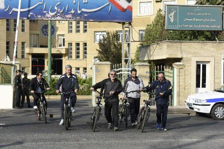 برگزاری آئین روز بدون خودرودر البرز فراهم آوردن زمینه دوچرخه سواری